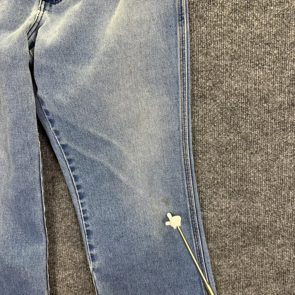 Vintage Wrangler Jeans Womens 8-10 Light Wash Blue Denim Straight Leg Made‎ USA